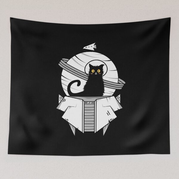 Item preview, Space Cat on Saturn designed and sold by trazusarts.