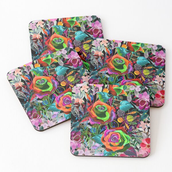 Item preview, Rainbow colourful rose flowers  designed and sold by ColorfulCreate.