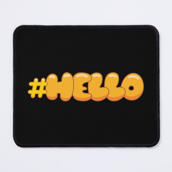 Item preview, Discover Creative 'Hello' Artwork designed and sold by Luxuriously.