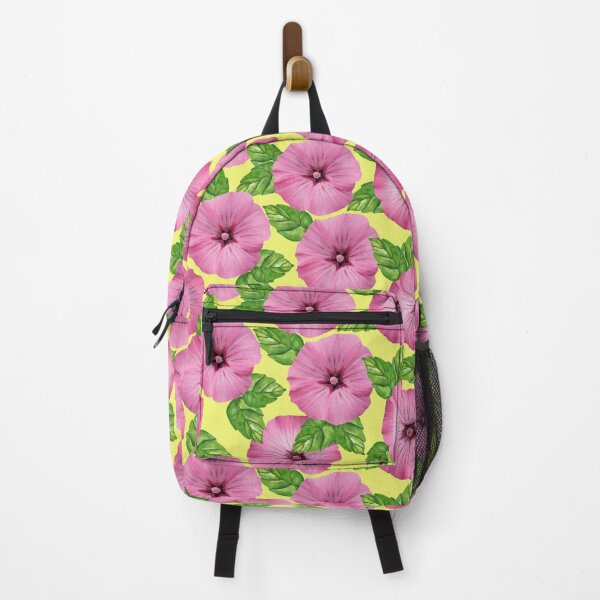 Item preview, Watercolor Pink Mallow Flower Pattern designed and sold by Ayesha Saleem.