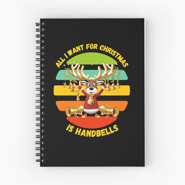 Item preview, All i want for Christmas is Handbells Reindeer  designed and sold by sydney-syder.