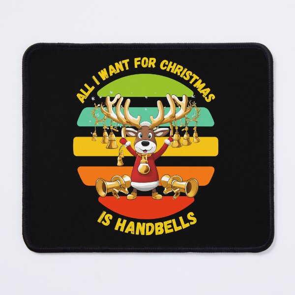 Item preview, All i want for Christmas is Handbells Reindeer designed and sold by sydney-syder.