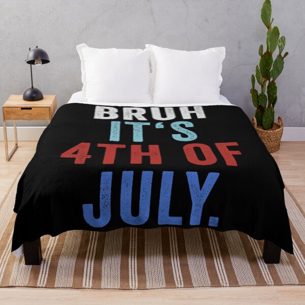Item preview, Bruh its 4th of July Funny Retro Independence Day designed and sold by Blok45.