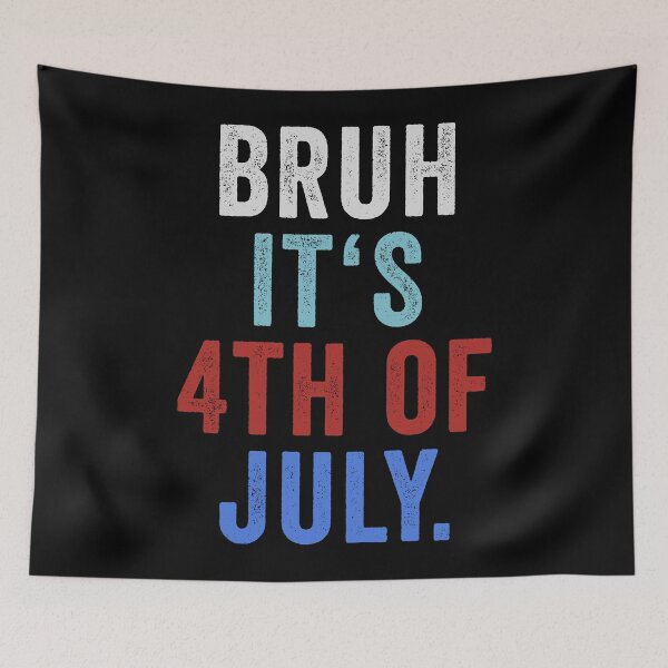 Item preview, Bruh its 4th of July Funny Retro Independence Day designed and sold by Blok45.