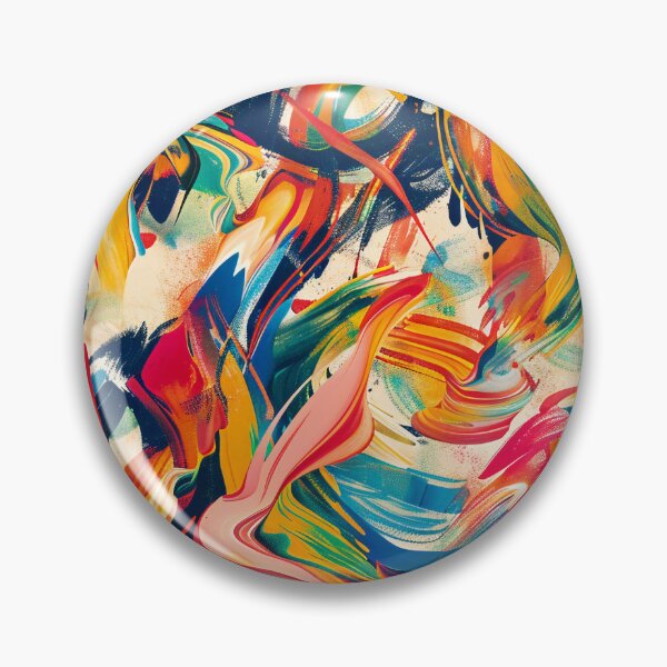 Item preview, Dynamic Energy: Vibrant Expressionist Strokes designed and sold by iCatchTheArt.