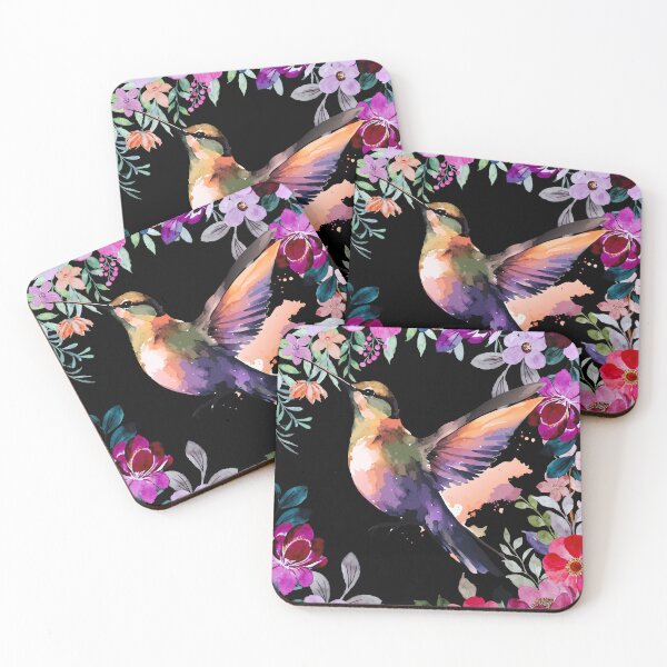 Item preview, Rainbow colourful rose bird designed and sold by ColorfulCreate.