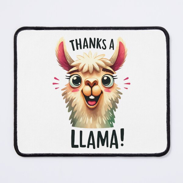 Item preview, Thanks a llama - Funny Animal Quote designed and sold by Kidzz.