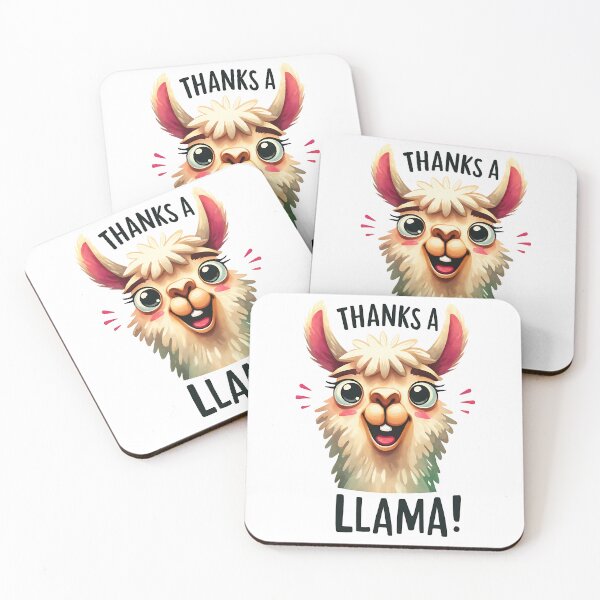 Item preview, Thanks a llama - Funny Animal Quote designed and sold by Kidzz.