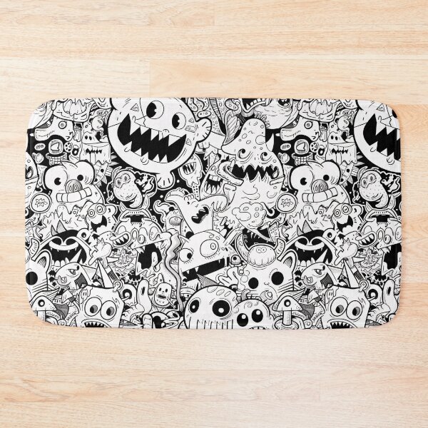 Item preview, Japanese Graffiti Monster Coloring Book designed and sold by amortka.
