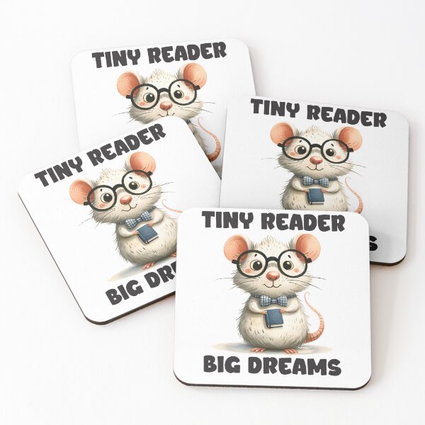 Item preview, Tiny reader, big dreams - Funny Animal Quote designed and sold by Kidzz.