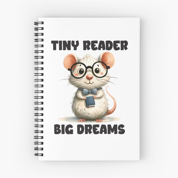 Item preview, Tiny reader, big dreams - Funny Animal Quote designed and sold by Kidzz.
