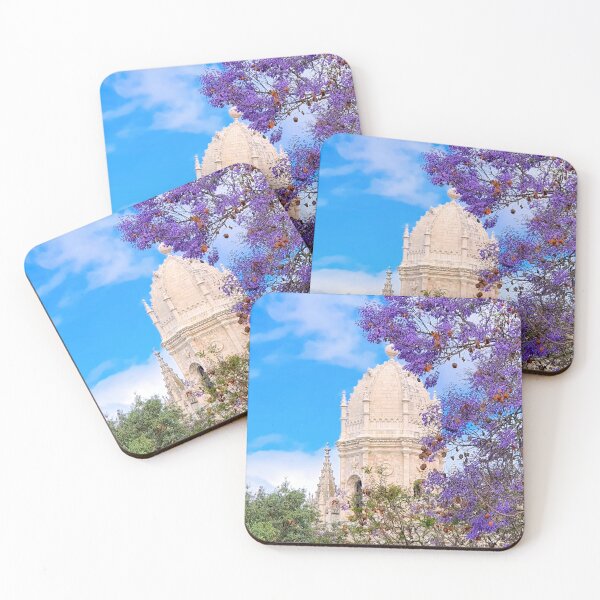 Item preview, jacaranda and Jerónimos Monastery. Lisbon designed and sold by Tereza Pilar  Art.