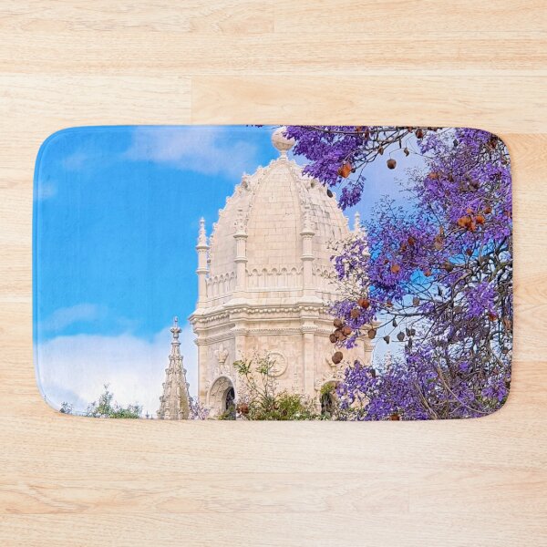Item preview, jacaranda and Jerónimos Monastery. Lisbon designed and sold by Tereza Pilar  Art.