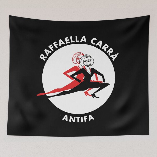 Aperçu de l'œuvre Raffaella Carrà Antifa créée et vendue par Fregoli 2D.