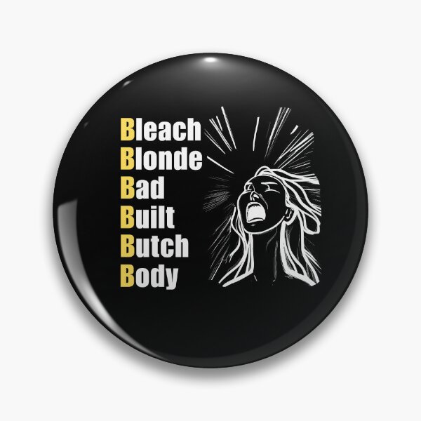 Item preview, Bleach Blonde Bad Built Butch Body designed and sold by ANNINOART ⭐⭐⭐⭐⭐.