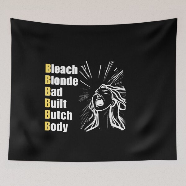 Item preview, Bleach Blonde Bad Built Butch Body designed and sold by ANNINOART ⭐⭐⭐⭐⭐.