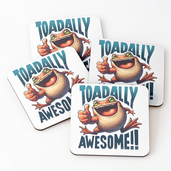 Item preview, Toadally awesome - Funny Animal Quote designed and sold by Kidzz.