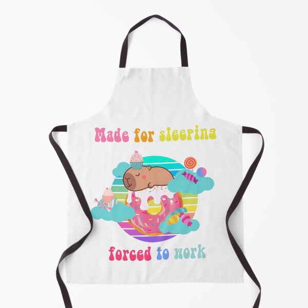 Item preview, Made for sleeping forced to work dreaming capybara in sweets and donut designed and sold by luckyhue.