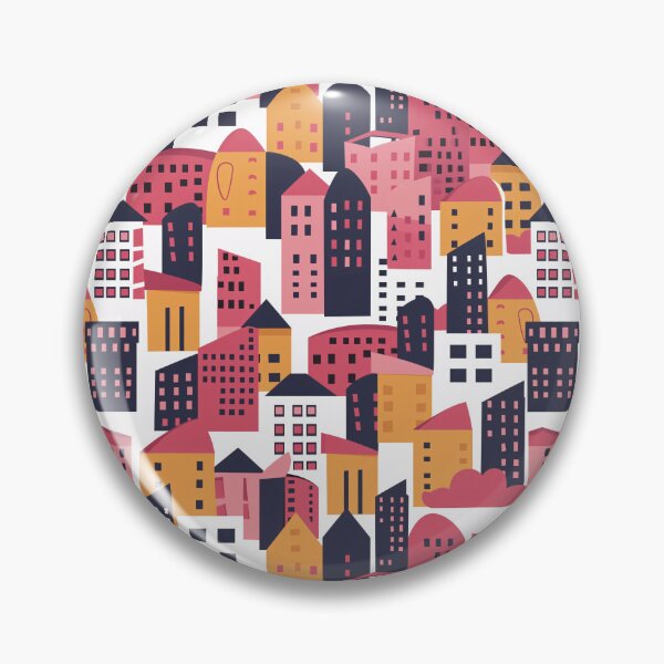 Item preview, Cityscape Vector Pattern Illustration designed and sold by amortka.