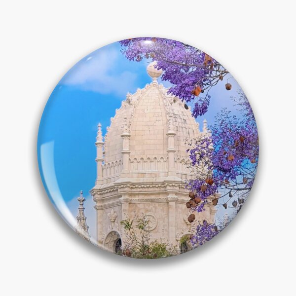 Item preview, jacaranda and Jerónimos Monastery. Lisbon designed and sold by Tereza Pilar  Art.