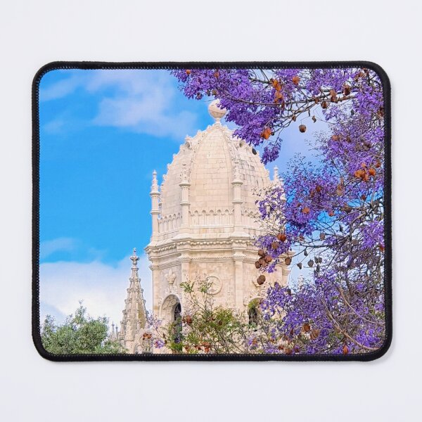 Item preview, jacaranda and Jerónimos Monastery. Lisbon designed and sold by Tereza Pilar  Art.