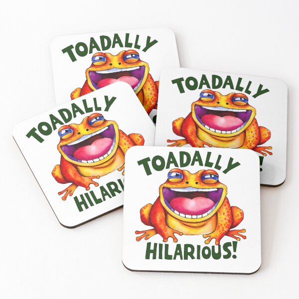 Item preview, Toadally hillarious - Funny Animal Quote designed and sold by Kidzz.