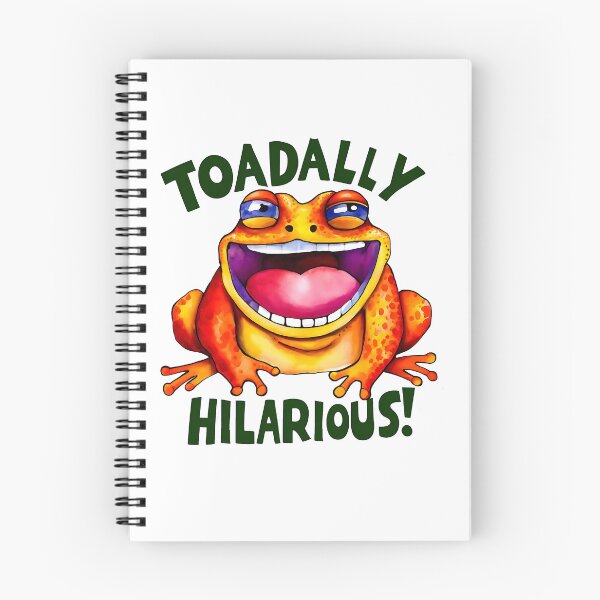 Item preview, Toadally hillarious - Funny Animal Quote designed and sold by Kidzz.