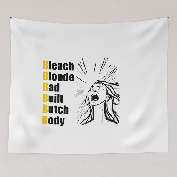 Item preview, Bleach Blonde Bad Built Butch Body designed and sold by ANNINOART ⭐⭐⭐⭐⭐.