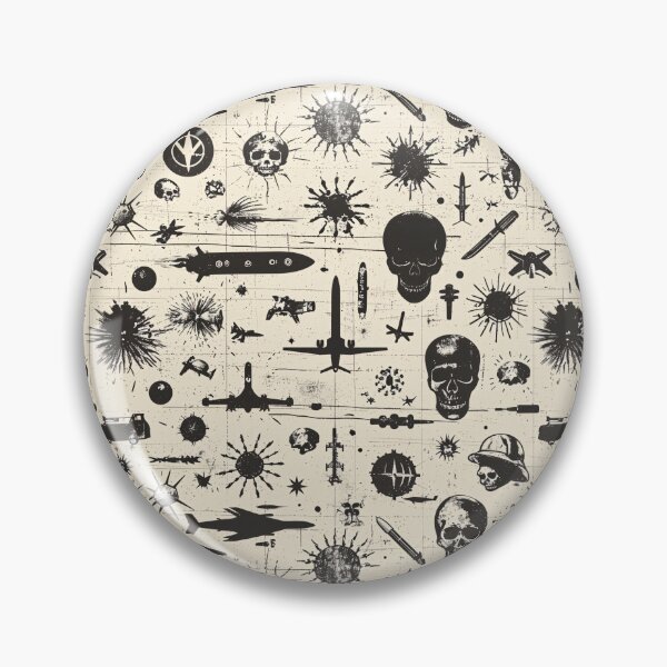 Item preview, Armageddon & Nuclear War Symbol Pattern designed and sold by amortka.