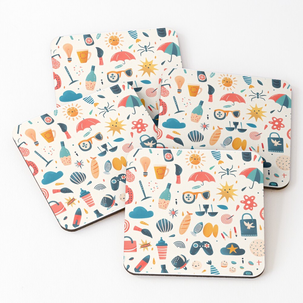 Item preview, Coasters (Set of 4) designed and sold by amortka.