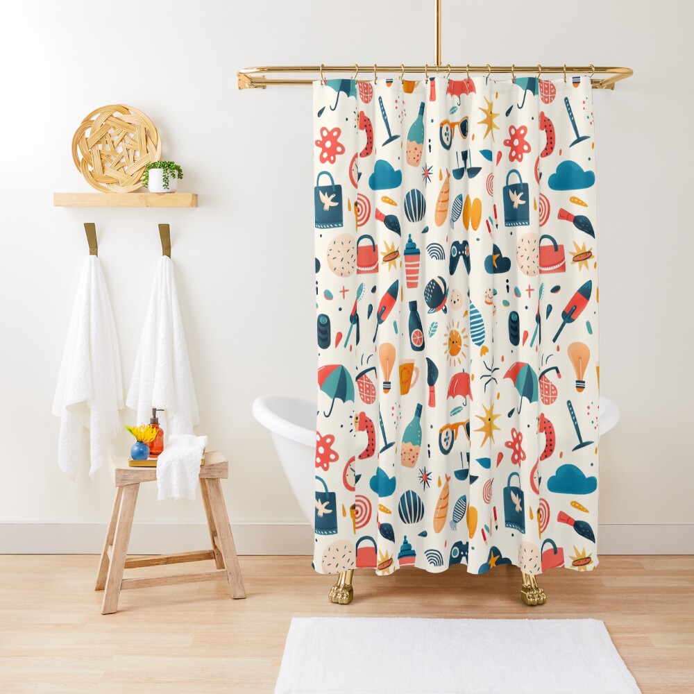 Item preview, Shower Curtain designed and sold by amortka.