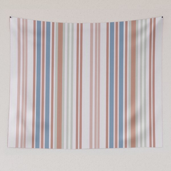 Item preview, Dusty pink, powder blue and grey stripe designed and sold by FrancesPoff.