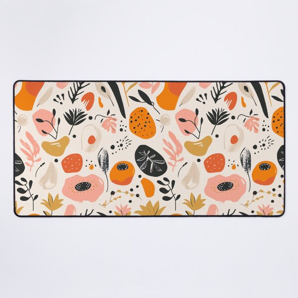 Item preview, Whimsical Pastel Floral Abstract Tile Pattern designed and sold by amortka.