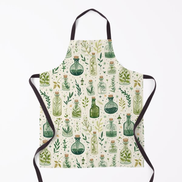 Item preview, Magical Potions Pattern - Green & White Theme designed and sold by amortka.