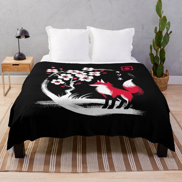 Item preview, Minimalist Fox Ink Japanese Streetwear Novelty Retro Red Fox designed and sold by KsuAnn.