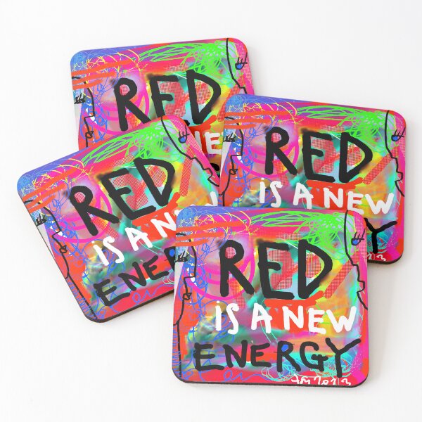 Item preview,  RED IS A NEW ENERGY 2023 designed and sold by tomasz jakub sysło.