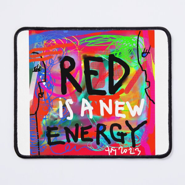 Item preview, RED IS A NEW ENERGY 2023 designed and sold by tomasz jakub sysło.
