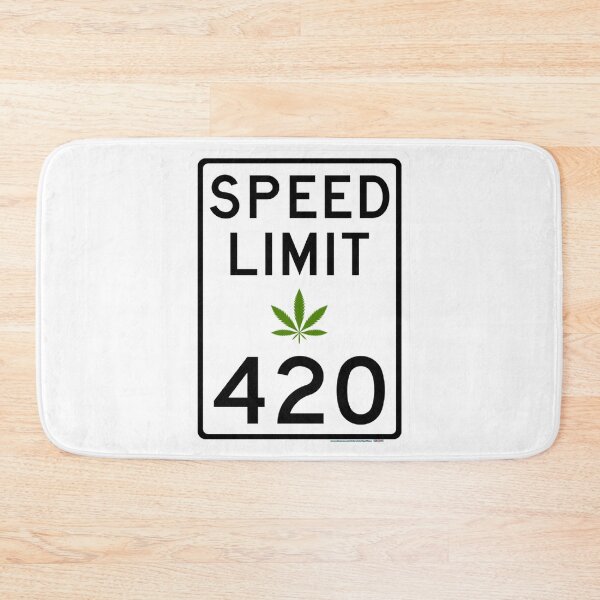 Item preview, Traffic sign speed limit, marijuana 420 designed and sold by Numbers-Art.