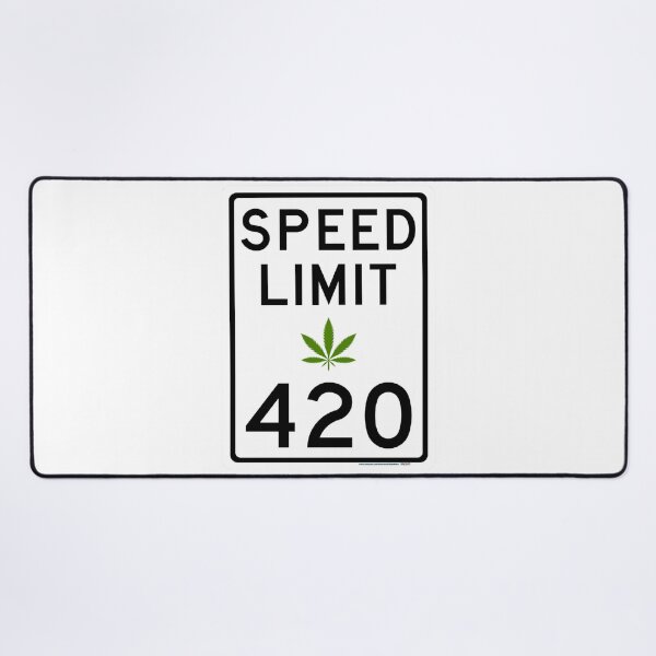 Item preview, Traffic sign speed limit, marijuana 420 designed and sold by Numbers-Art.