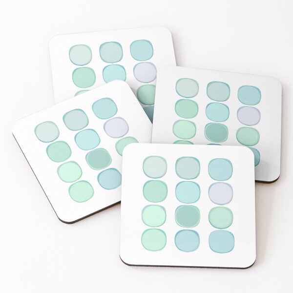 Item preview, Mint Candy Colors Coastal Soft Pastels Palette designed and sold by Beachy.