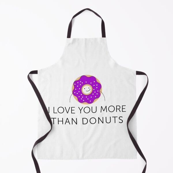 Item preview, Donuts With 'I Love You More Than Donuts' Words designed and sold by Luxuriously.