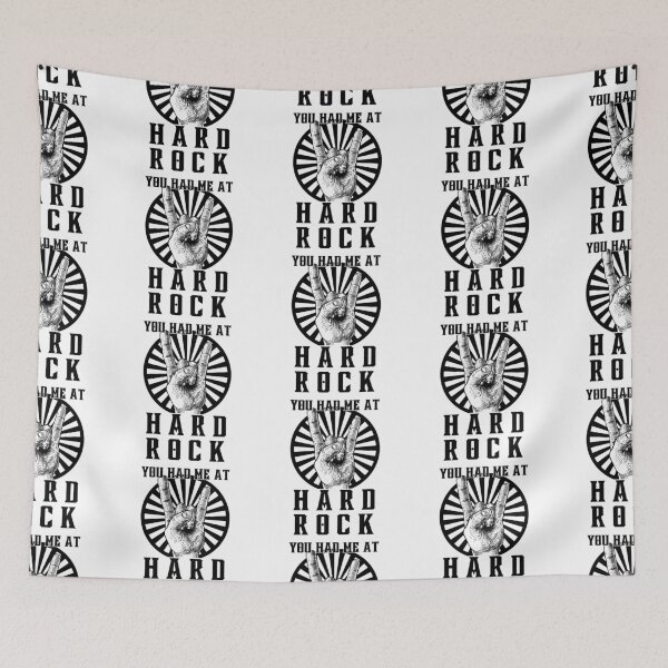 Item preview, You Had Me at Hard Rock: Metalheads Horns Up! designed and sold by impressionofmel.