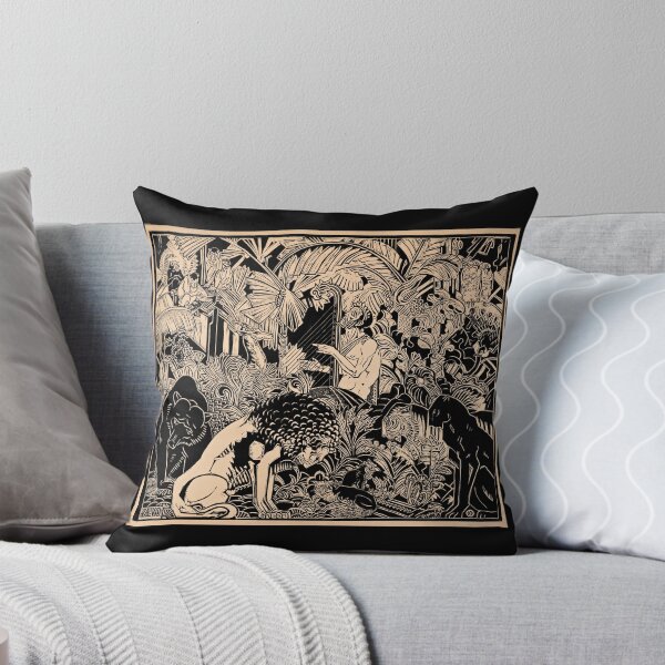 Item preview, Orpheus Plays Harp For Animals In Jungle 1720 Henri van der Stok  designed and sold by RocketshipRetro.