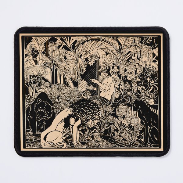 Item preview, Orpheus Plays Harp For Animals In Jungle 1720 Henri van der Stok designed and sold by RocketshipRetro.
