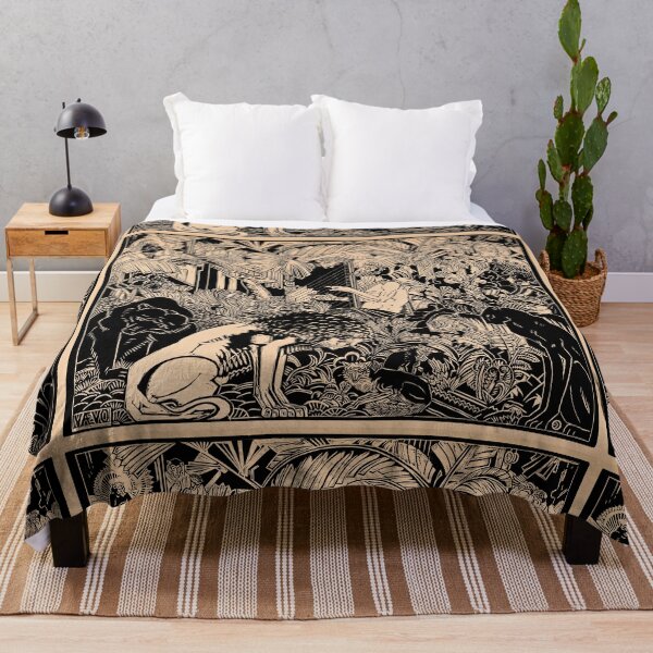 Item preview, Orpheus Plays Harp For Animals In Jungle 1720 Henri van der Stok designed and sold by RocketshipRetro.