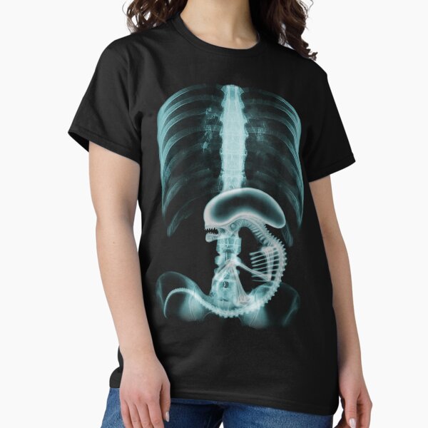 Item preview, Alien radiography v2, Alien X-ray v2, blue designed and sold by Arturo Vivo.