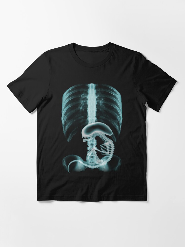 Alien radiography v2, Alien X-ray v2, blue