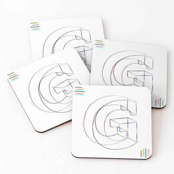 Item preview, G - cmyk strokes designed and sold by JanKrogh.