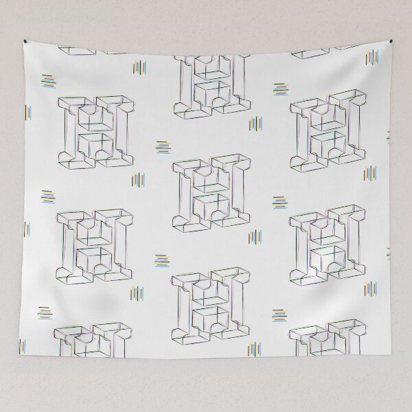 Item preview, H - cmyk strokes designed and sold by JanKrogh.