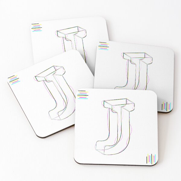Item preview, J - cmyk strokes designed and sold by JanKrogh.